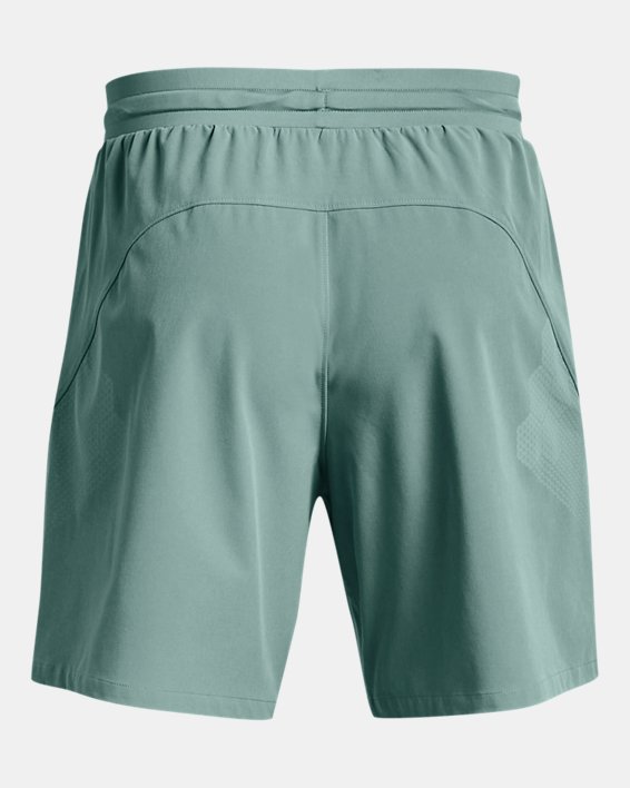Men's UA ArmourPrint Woven Shorts, Green, pdpMainDesktop image number 5